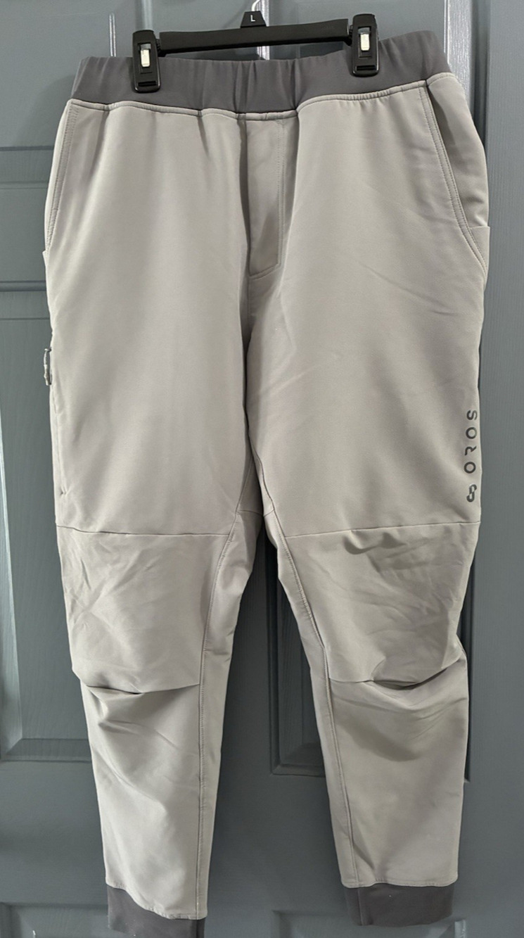 Oros Wayfinder Pant Jogger Size Large Two Tone Gray, Running *read